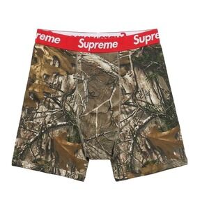 Supreme Hanes Realtree Camo Boxer Briefs Large 36-38 Tree Camo Woodbine 2 Pack